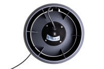 Wentylator dachowy VILPE E220S/160 szary rzut z góry.