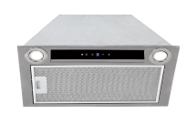 Okap podszafkowy OK-6 LINEA inox + czarny panel TOFLESZ.