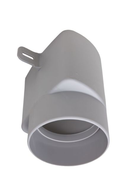 Ross adapter Ø 125/110 jasny szary VILPE.